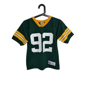 Vintage 1990s Logo 7 Green Bay Packers Reggie White #92 Jersey Size M